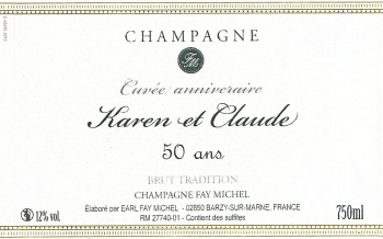 Champagne Faÿ Michel - MODELE 4 ETIQUETTE FAY MICHEL