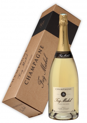 Champagne Faÿ Michel - Magnum de Champagne Blanc de Blanc en coffret