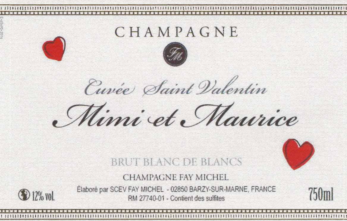 Champagne Fay Michel Cuvée saint Valentin 2021